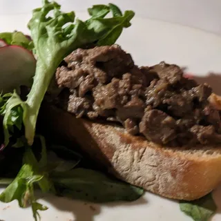 Crostone di Fegatini di Pollo