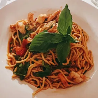 Spaghetti alla Chitarra e Gamberi