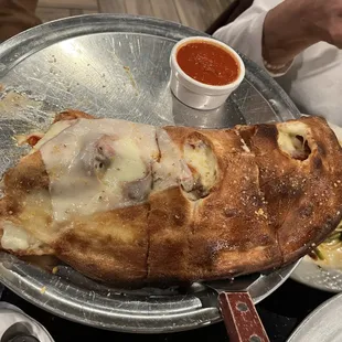 This is a medium after my husband ate a piece.