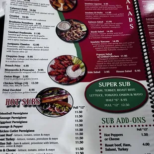 a menu for a mexican restaurant