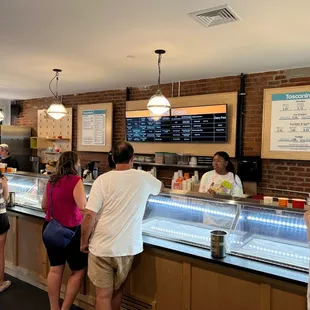 customers waiting at the counter