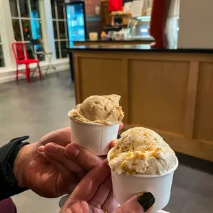 Hazelnut &amp; Cambridge (Key Lime) Pie!
