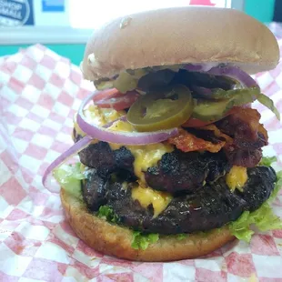 Double bacon cheeseburger