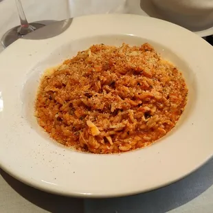 Crab risotto
