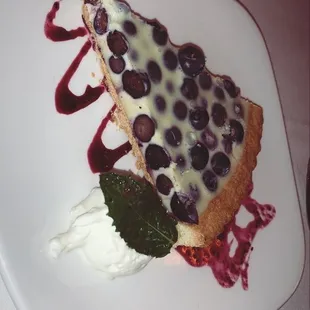 Blueberry tart