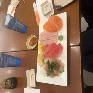 Sashimi platter