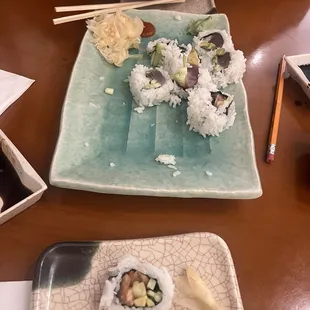 food, sushi and sashimi