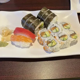 sushi and sashimi, food, sashimi, sushi