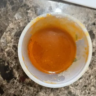 the spicy gyozas sauce