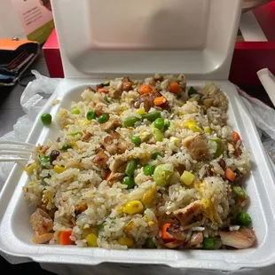 Chicken fried rice!!