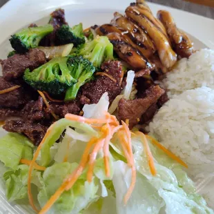 Teriyaki + broccoli beef