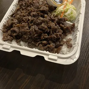 Beef teriyaki. ~$14, 06/22/2024.