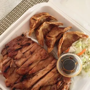 Teriyaki and Gyoza Combo