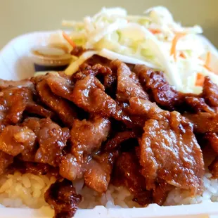 Pork teriyaki