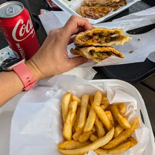 Toshka $14, Sujuk $13 + meal $2.50 (soda &amp; fries)