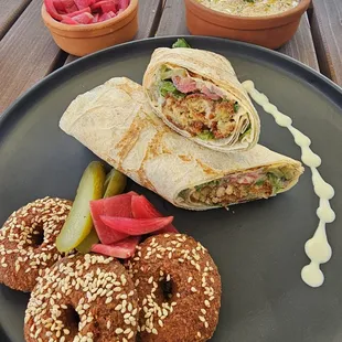 Our Delicious Falafel Wrap