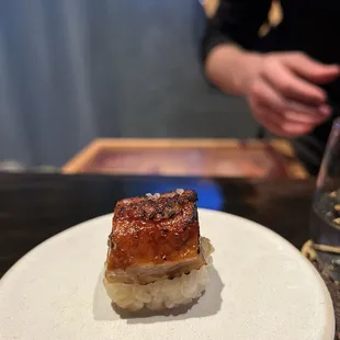 a plate of food on a table