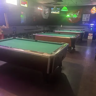 3 pool tables :)