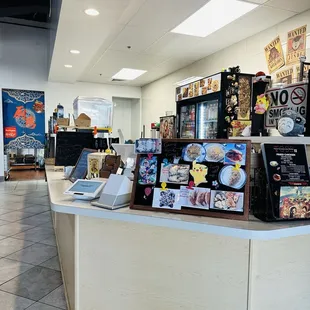 sushi and sashimi, interior