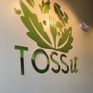 a close up of a sign on a wall