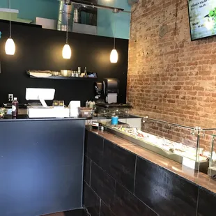 interior, sushi and sashimi