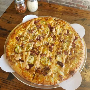 pizza, food
