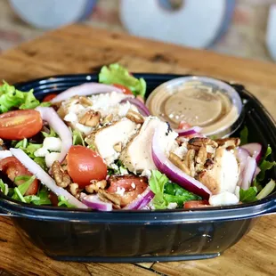 Try our Hippy Chik salad as a delicious healthy option!