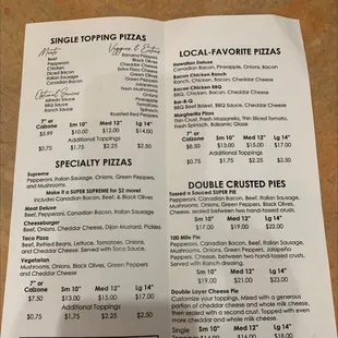 Menu side 2 - 4/29/2022