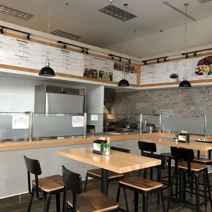interior, sushi and sashimi