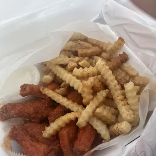hot 1 Flavor 6 Pieces Wings