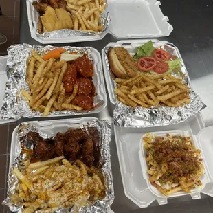 fish and chips, food