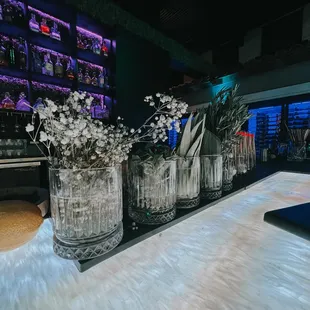 Light up bar top garnishes.