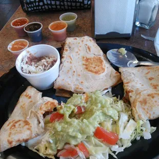 Beef fajita quesadilla