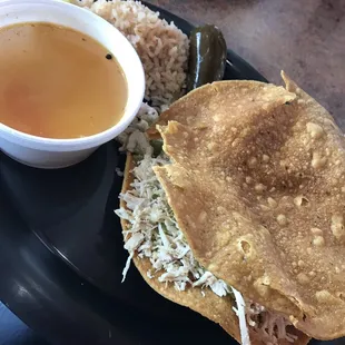 Huge tostadas