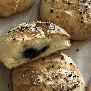 Savory pastries (Pogaca) filled with olives