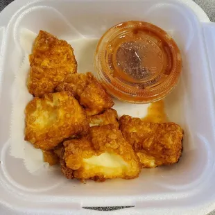 Fried cheese and guava! Yum!!!