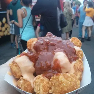 Chili tots, no sour cream