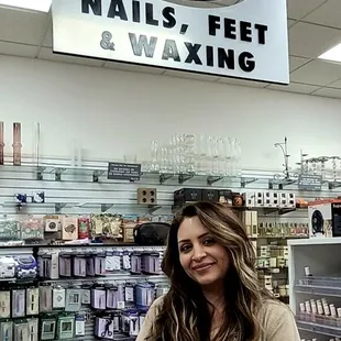 Belen... So nice to have an experienced  Sales person help with make up.