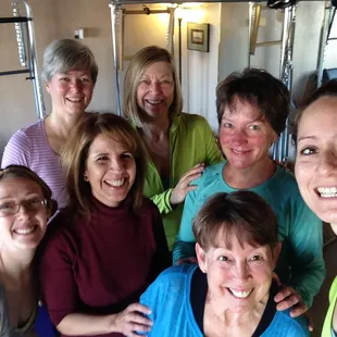 After a group workout!