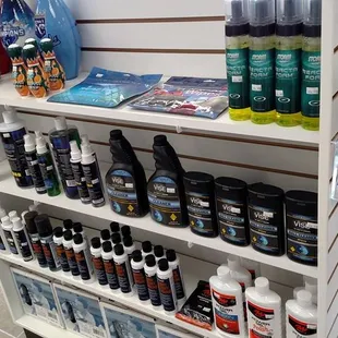 Cleaners and polishes