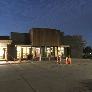 the outside of a building