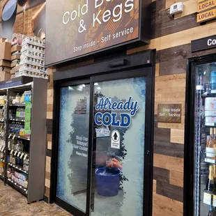 cold beer and kegs