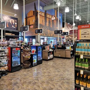 Spacious check outs
