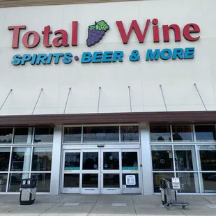 the front of the store