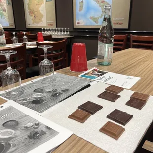 Wine and chocolate pairing class