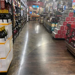 Tastings ahead! Great displays