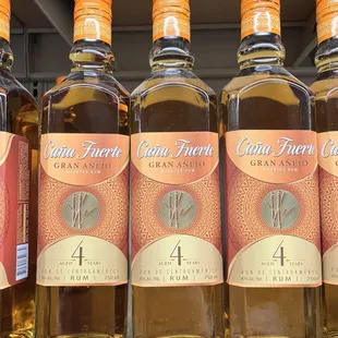 bottles of wine on a shelf