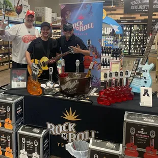 Amazing tasting event with ROCK N ROLL Tequila. Great tequila and music!
