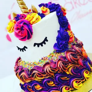 Unicorn Sprinkle Cake