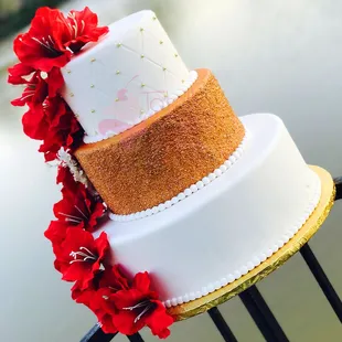 Floral Wedding Cake